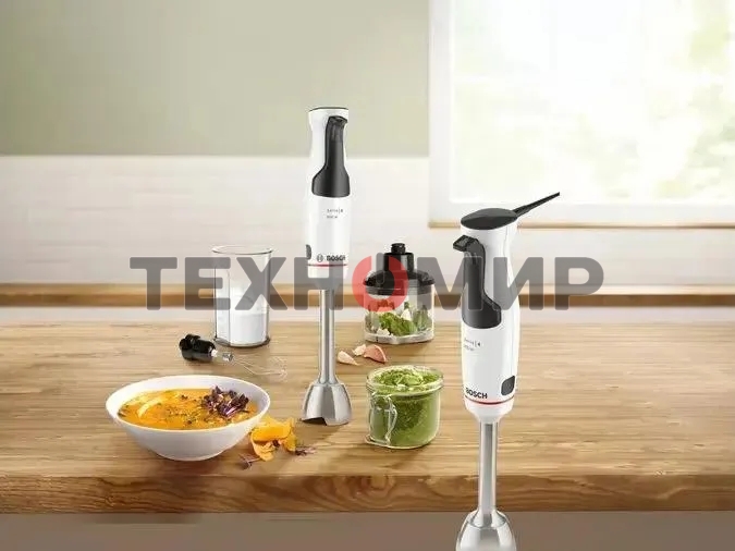 Блендер погружной Bosch MSM4W421 800 Вт, белый