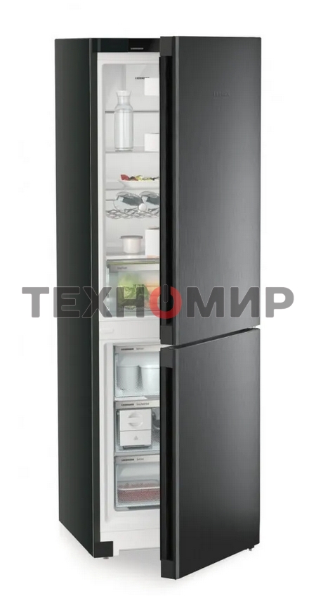 Холодильник Liebherr CNBDB 5223-22 001 черная нержавеющая сталь двухкамерный 225/94л морозилка снизу, No Frost