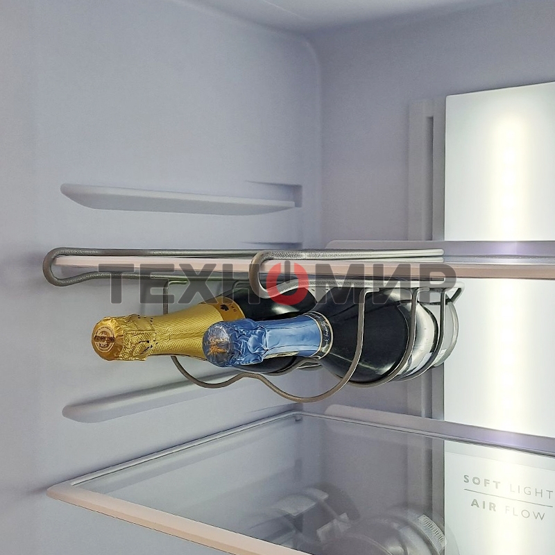 Холодильник Бирюса Б-M940NF металлик двухкамерный 210/130л морозилка снизу, No Frost