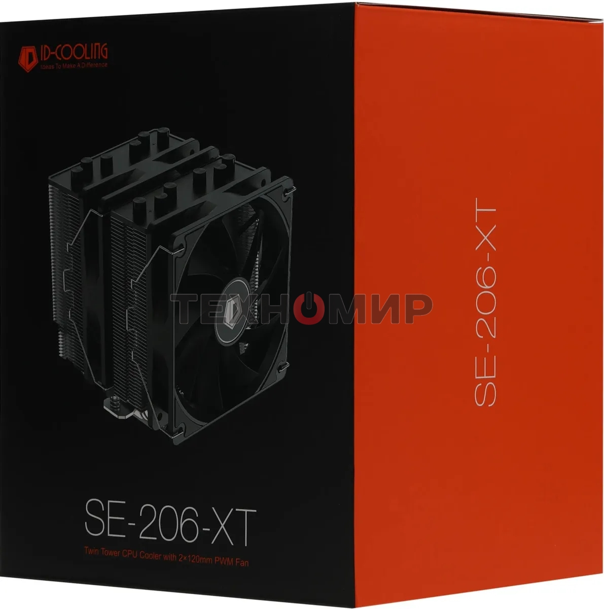 Кулер ID-COOLING SE-206-XT черный 120мм алюминий/медь 1800rpm 35db 4-pin 250W 156мм