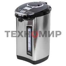 Термопот SUPRA TPS-7755 6 л, 850 Вт, серебристый с черным