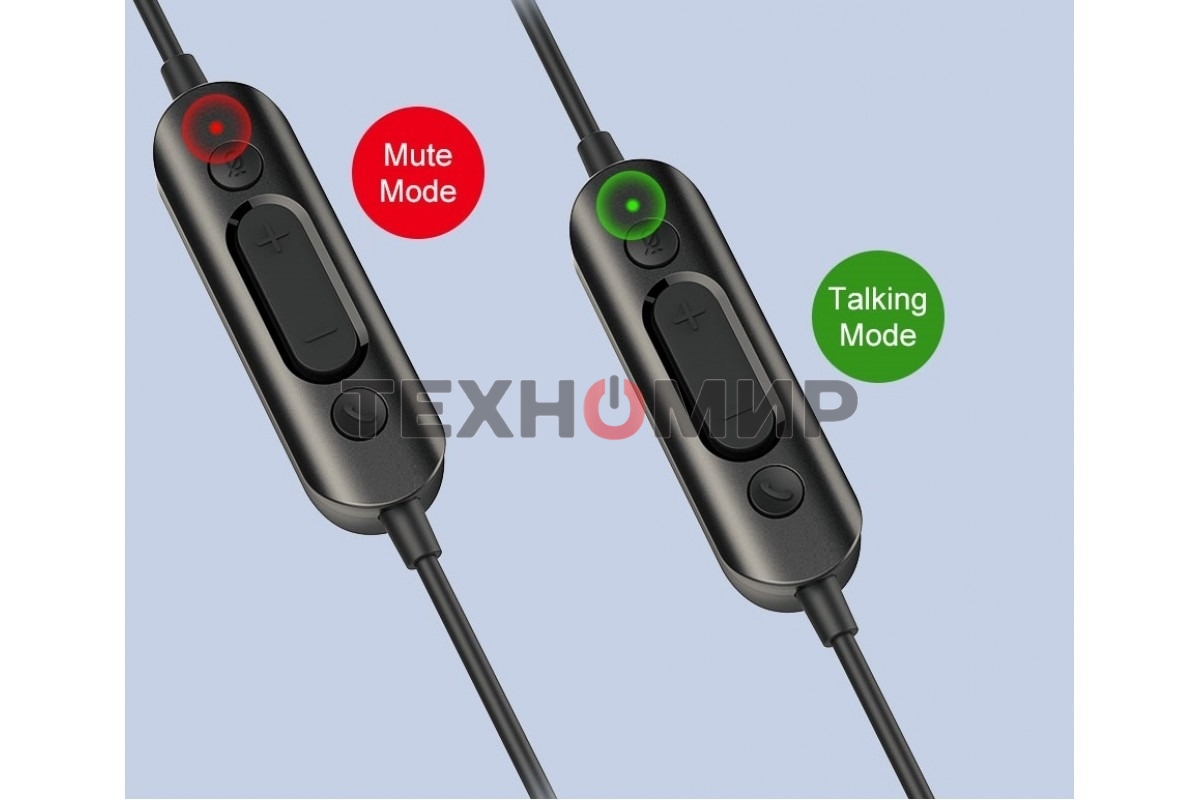 Гарнитура проводная бинауральная USB-гарнитура Fanvil, HT302-U, стерео, HD звук, USB