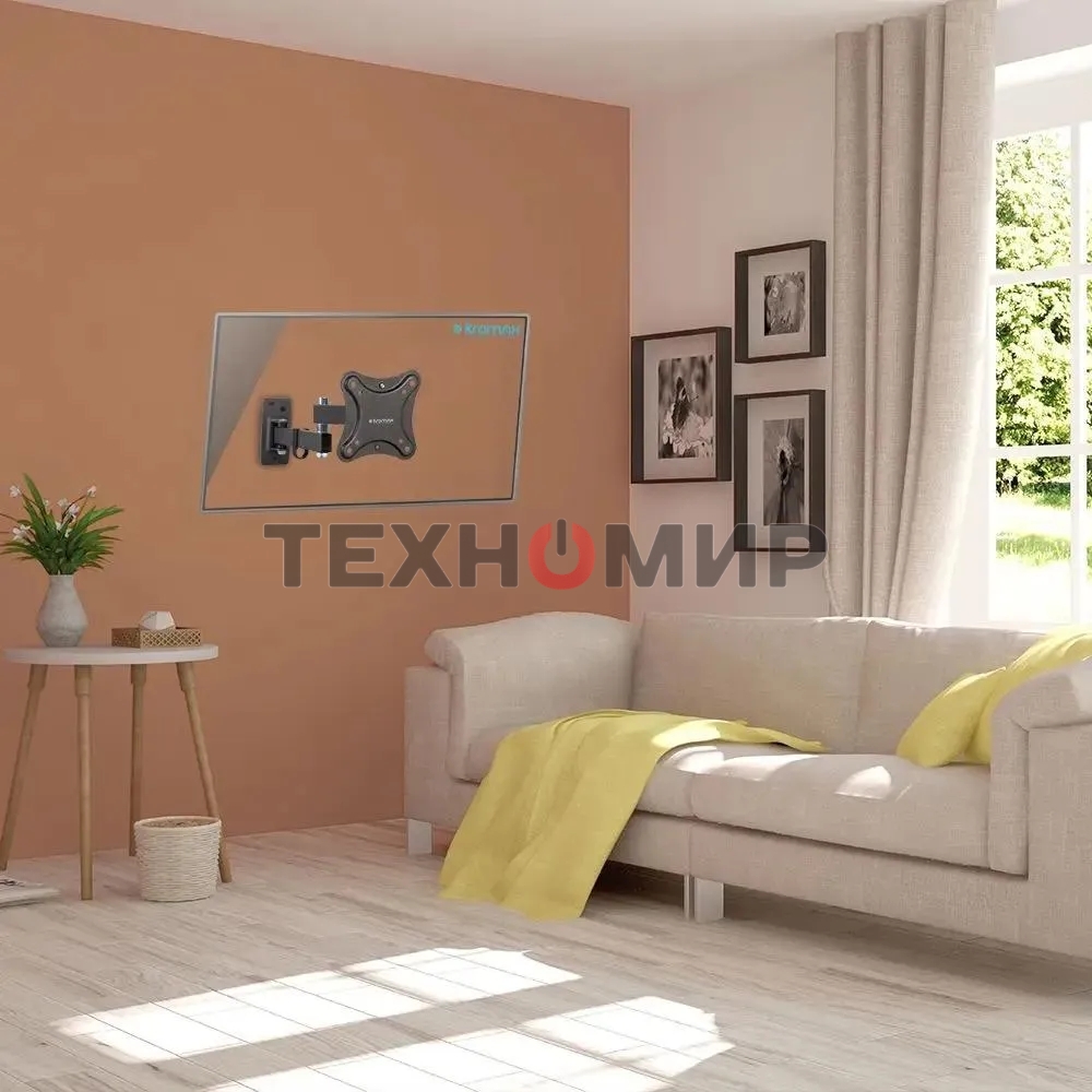 Кронштейн для телевизора Kromax CORBEL-3 черный, 10