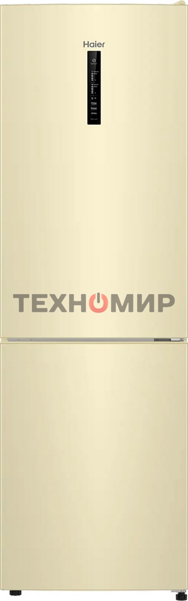 Холодильник Haier CEF536CCG бежевый двухкамерный 240/105 л морозилка снизу, No Frost