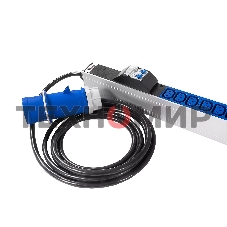 Блок силовых розеток Rem Rem-32, IEC 60320 С13 х 36, IEC 60320 С19 х 6, вход IEC 309, шнур 3 м, 1 863мм, однофазный 32А, автомат + индикатор, серый, 2