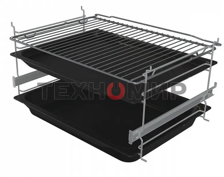 Плита комбинированная Gorenje GKS6C72XF серебристый, конфорок 4 газовых, духовка 71 л, 60 см x 85 см x 60 см