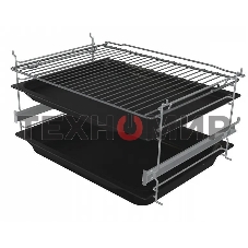 Плита комбинированная Gorenje GKS6C72XF серебристый, конфорок 4 газовых, духовка 71 л, 60 см x 85 см x 60 см