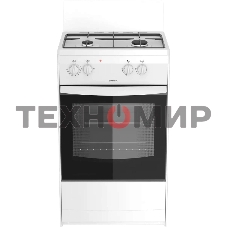 Плита комбинированная Darina S KM 521 300 W белый/черный, конфорок 2 шт, духовка 45 л, 50 см x 85 см x 45 см