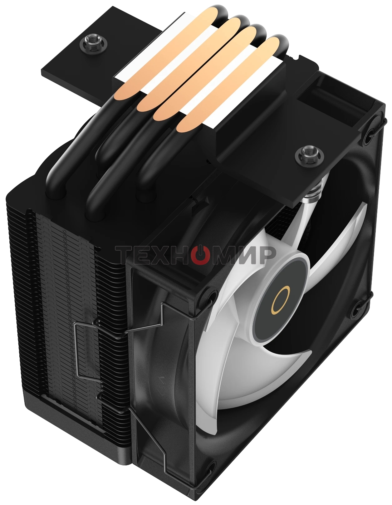 Кулер для процессора Ocypus Gaммa A40 BK ARGb черный 100мм алюминий+медь 2400rpm 29.5db 4-pin 200W 133мм