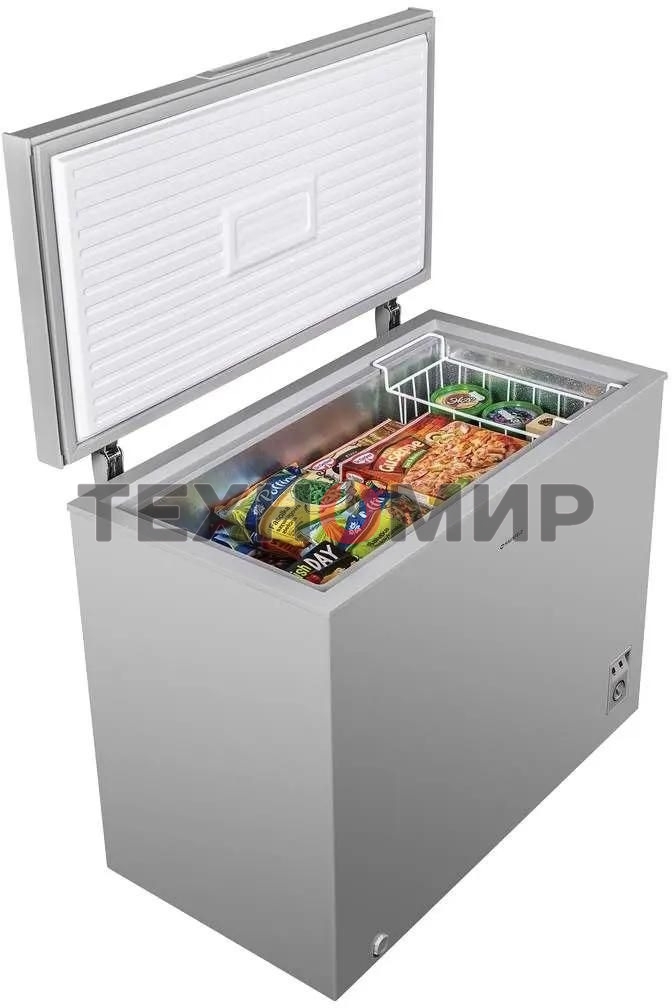 Морозильный ларь Maunfeld MFL200GR, серый, 200л