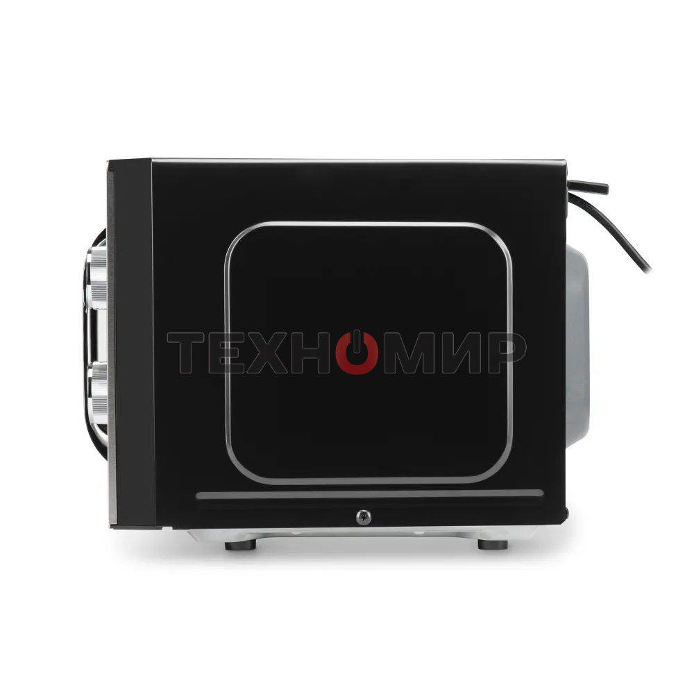 Микроволновая печь Hyundai HYM-M2013 нержавеющая сталь/черный, 20 л, 700 Вт, переключатели - электронный поворотный механизм