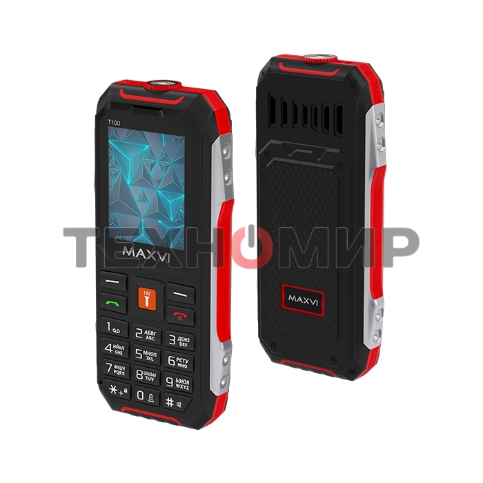 Мобильный телефон Maxvi T100 красный