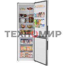 Холодильник Haier CEF535ASD серебристый двухкамерный, 241/105л, морозилка снизу, No Frost