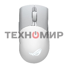 Мышь беспроводная/проводная ASUS ROG Keris Wireless AimPoint белый, 36000 dpi, радиоканал, Bluetooth, USB, кнопки - 5