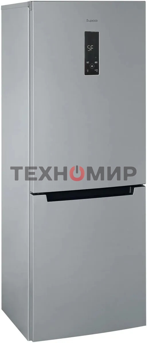 Холодильник Бирюса Б-M920NF металлик двухкамерный 210/100 л морозилка снизу, No Frost