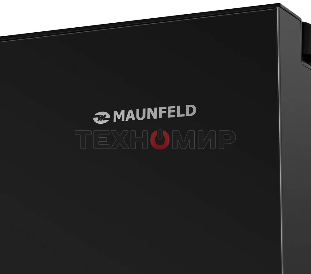 Холодильник Maunfeld MFF177NFB Slim Inverter черный двухкамерный 352/198л морозилка слева, No Frost, Side by Side
