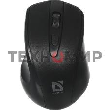 Мышь беспроводная Defender Datum MM-265 черный, 1600 dpi, радиоканал, USB, кнопки - 4
