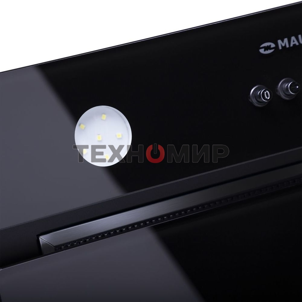 Вытяжка встраиваемая Maunfeld Trapeze 601GG черный, 60 см, 1150 куб. м/ч, 54 дБ