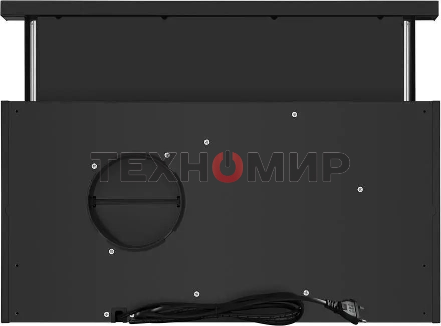 Вытяжка телескопическая HOMSair Flat 60 черный, 60 см, 520 куб. м/ч, 47 дБ