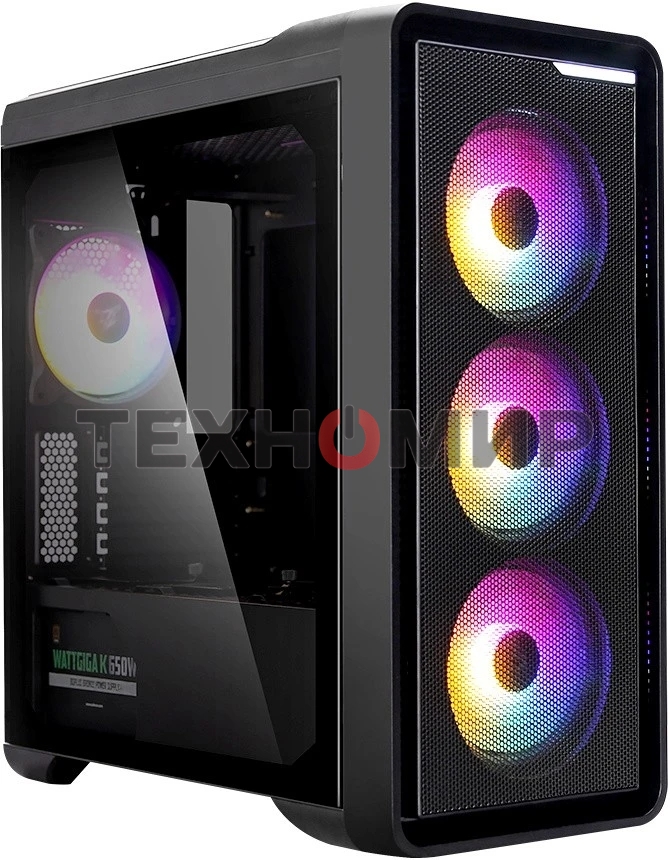 Компьютерный корпус MiniTower Zalman M3 plus RGb (mATX, Mini-ITX, USB 2.0x1, USB 3.0x1, без БП) (M3 plus RGb)
