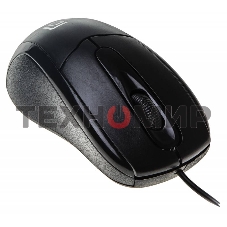 Мышь проводная Oklick 305M черный, 1000 dpi, USB, кнопки - 3