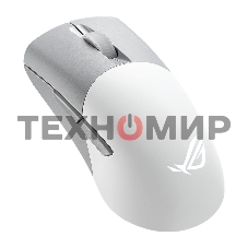 Мышь беспроводная/проводная ASUS ROG Keris Wireless AimPoint белый, 36000 dpi, радиоканал, Bluetooth, USB, кнопки - 5