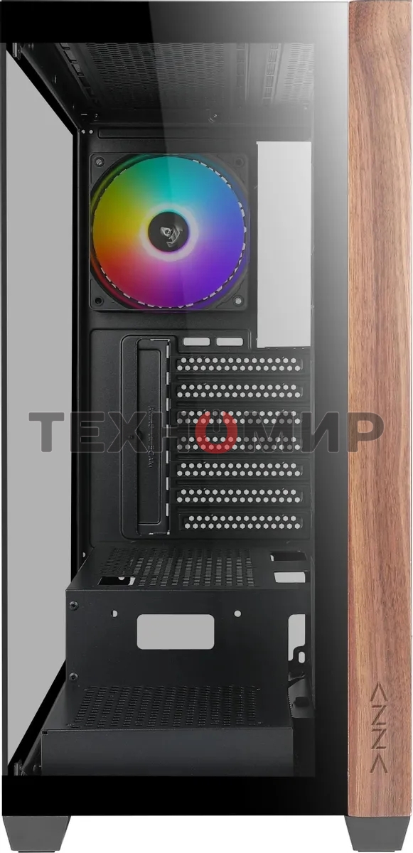 Компьютерный корпус Azza Neptune черный без БП ATX 5x120мм 2x140мм 2xUSB2.0 1xUSB3.0 audio bott PSU