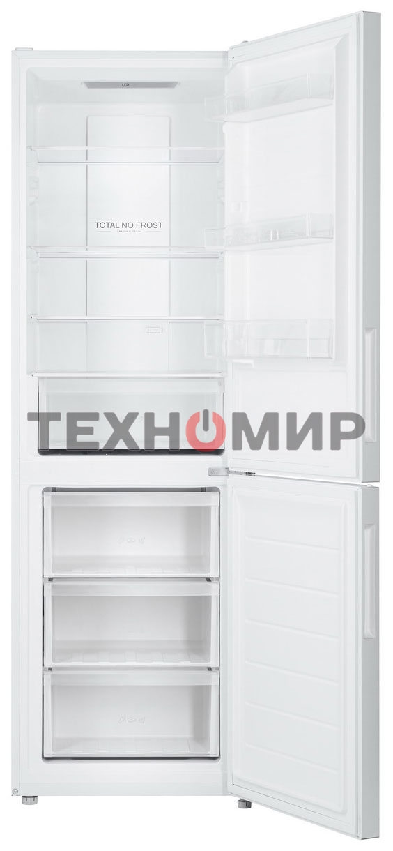 Холодильник Haier CEF535AWD белый, двухкамерный, 241/105л, морозилка снизу, No Frost