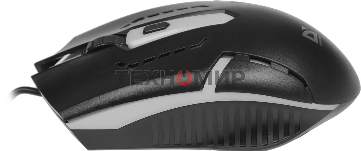 Мышь проводная Defender Hit MB-601 черный, 1200 dpi, USB, кнопки - 4