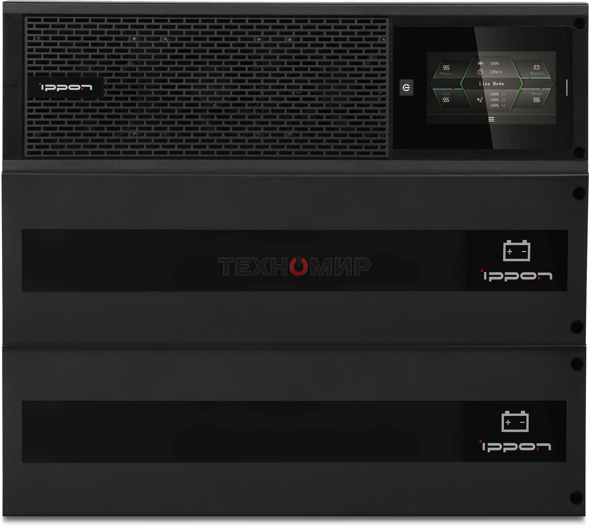 Источник бесперебойного питания Ippon Innova Unity RT 3-3 20K 20000Вт 20000ВА черный