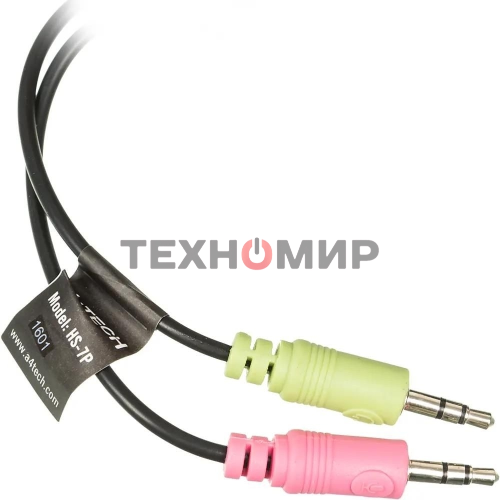 Гарнитура проводная A4Tech HS-7P, черный