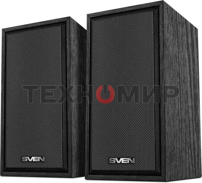 Акустическая система SVEN SPS-509 2.0 (2x3W, USB+БП) дерево, черный