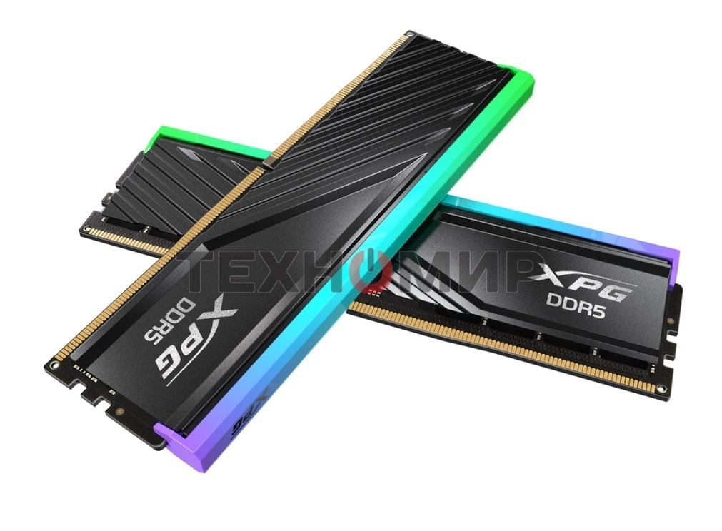 Оперативная память XPG Lancer Blade, DDR5, 32GB (2x16GB), 6000MHz, CL30, DIMM, с радиаторами, RGB, черный