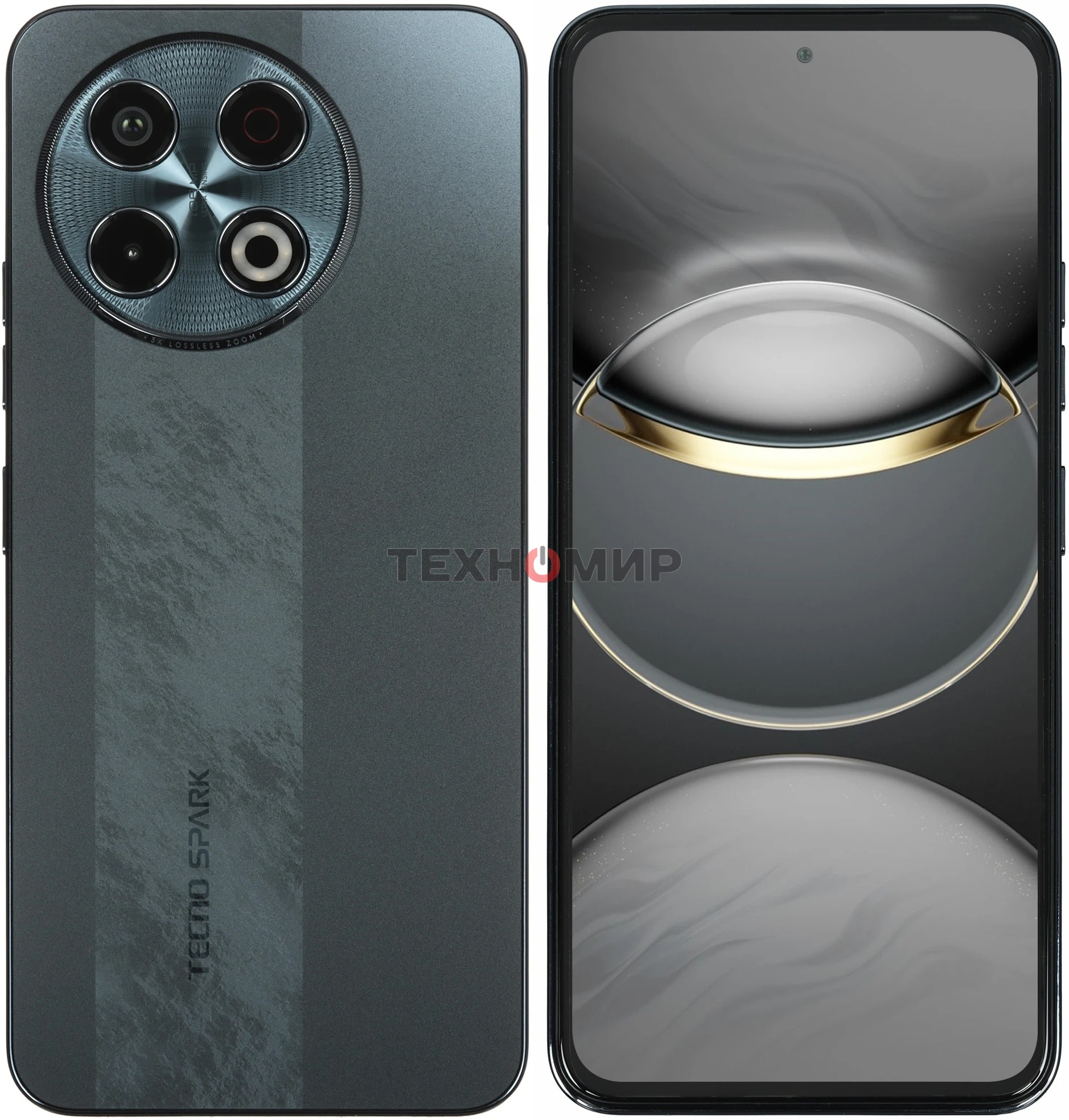 Смартфон Tecno SPARK 30 Pro, 8/128Gb, черный