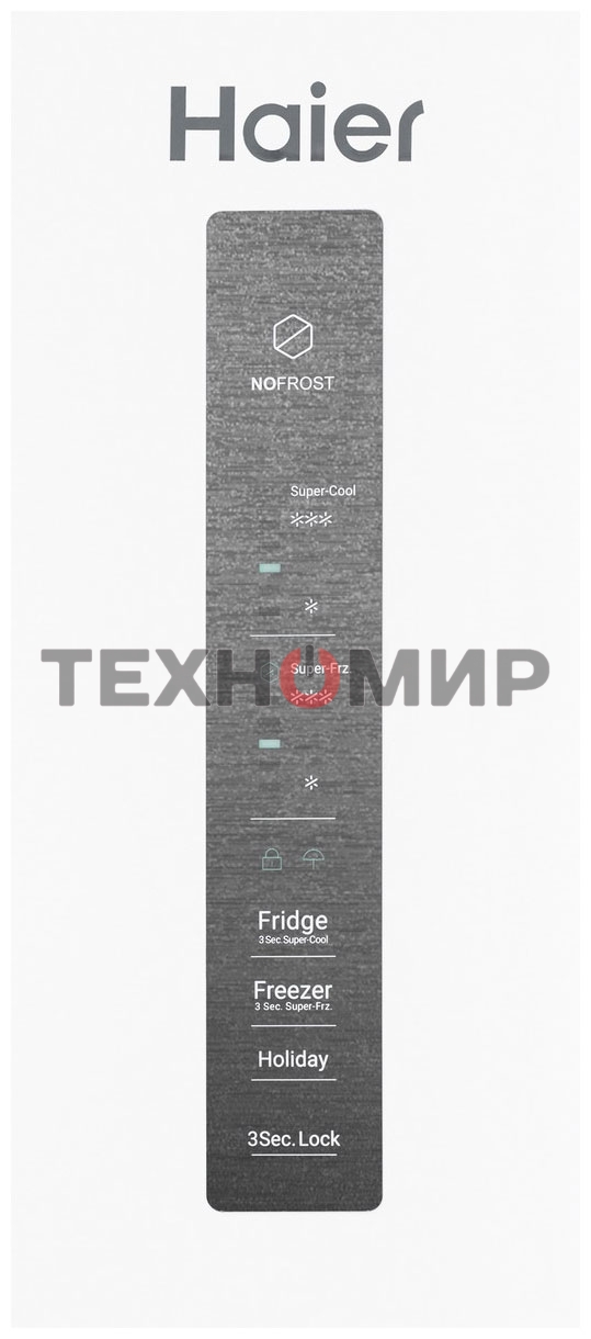 Холодильник Haier CEF535AWD белый, двухкамерный, 241/105л, морозилка снизу, No Frost