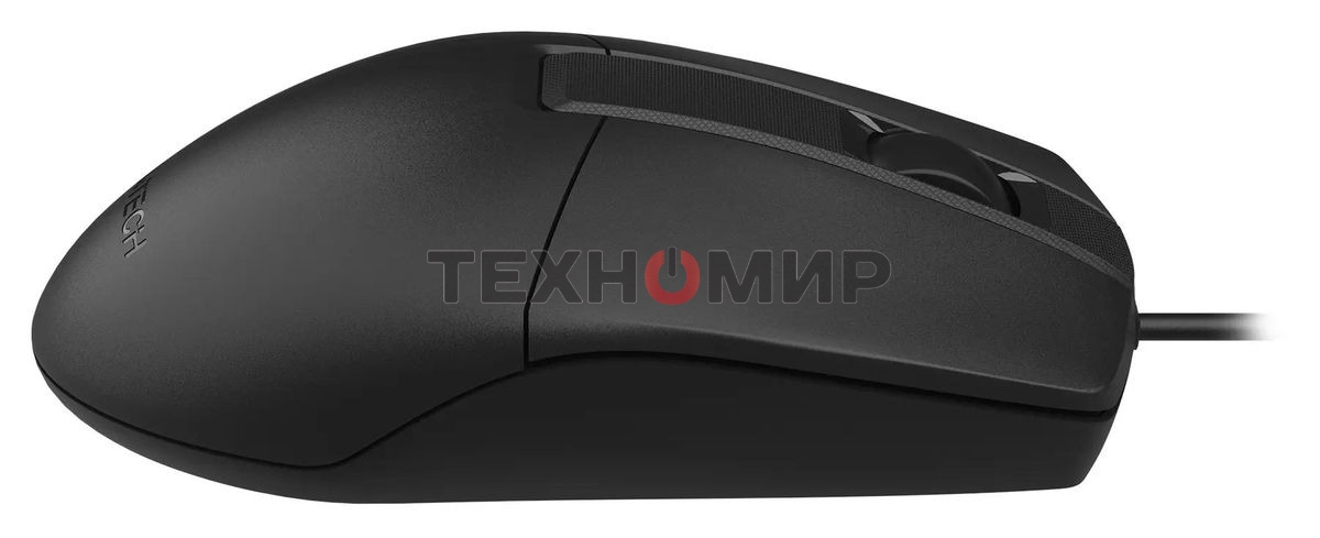 Мышь проводная A4Tech OP-330S черный, 1200 dpi, USB, кнопки - 3