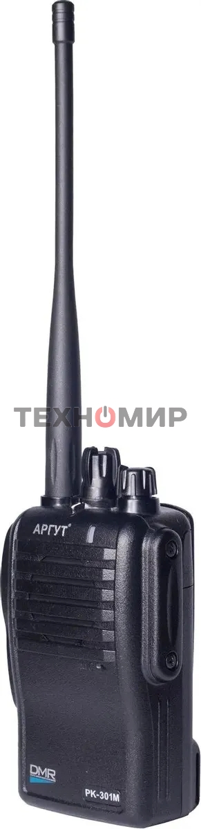 Рация Аргут РК-301М VHF 16кан. до 22.20км компл.:1шт аккум. черный (RU51029)