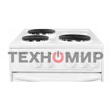 Плита электрическая Лысьва ЭП 301 СТ белый, конфорок 3 электрических, духовка 57 л, 50 см x 84 см x 60 см (без крышки)