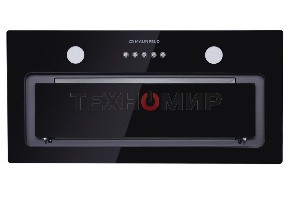 Вытяжка встраиваемая Maunfeld Trapeze 601GG черный, 60 см, 1150 куб. м/ч, 54 дБ