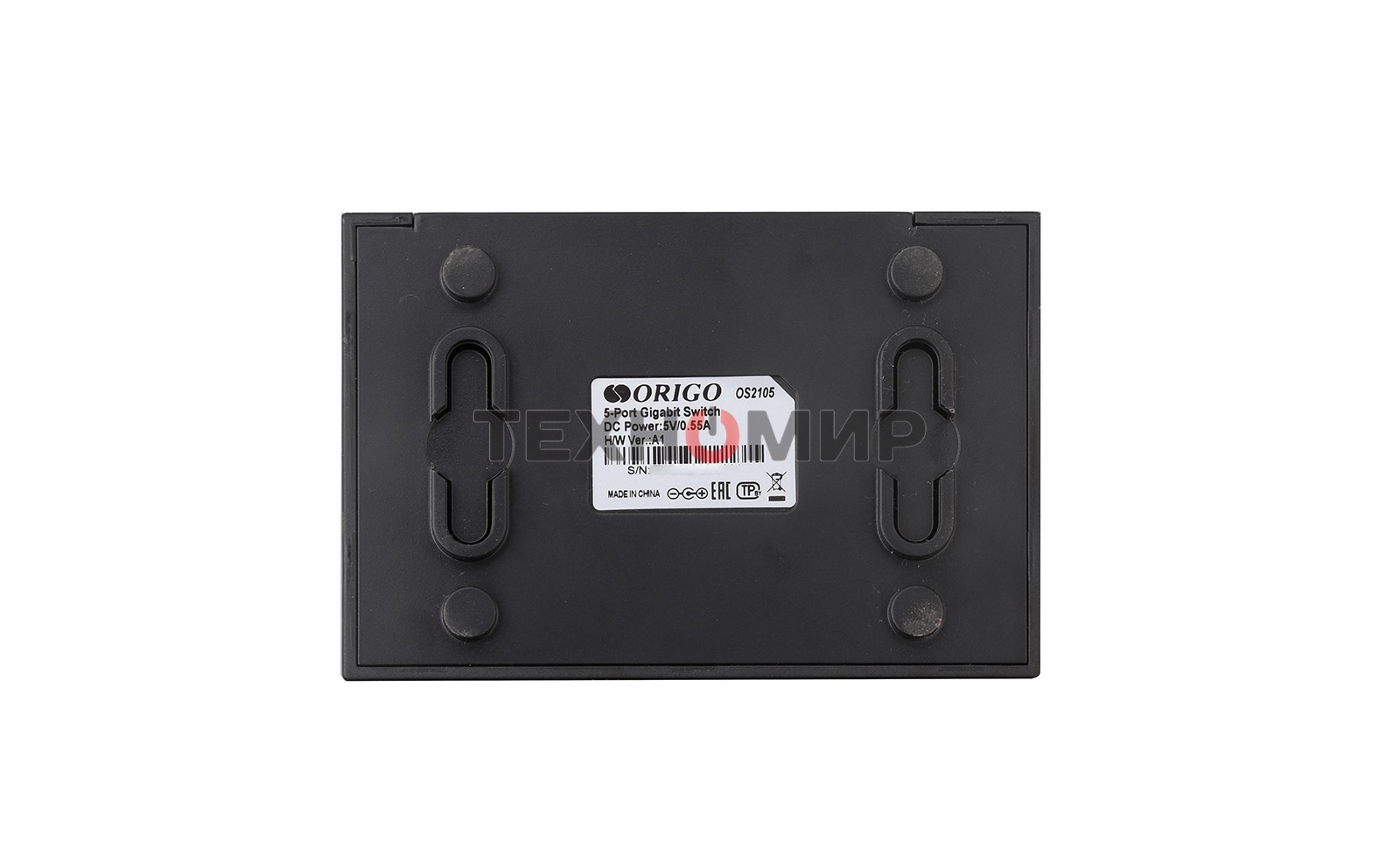 Коммутатор неуправляемый ORIGO OS2105/A2A 5x1000Base-T, корпус пластик