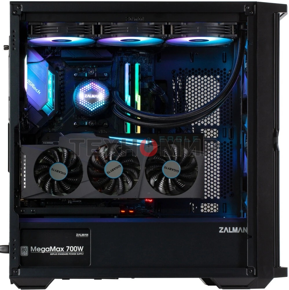 Компьютерный корпус ZALMAN Z10 DUO, ATX, BLACK, WINDOW, 2x3.5