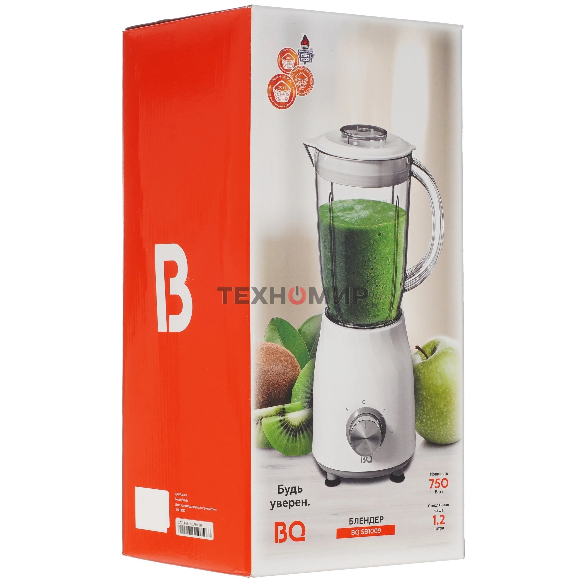 Блендер BQ SB1009 белый