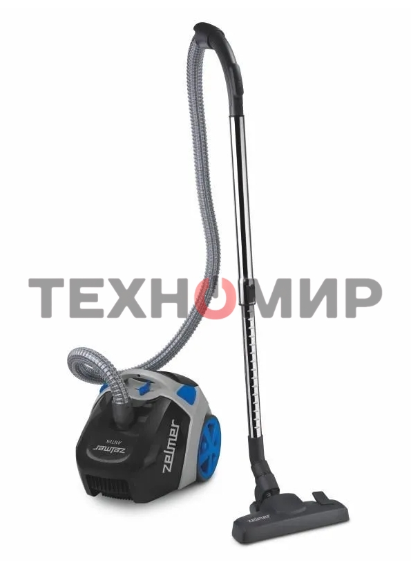 Пылесос Zelmer 81105001T черный/синий, 900 Вт, уборка сухая, пылесборник контейнер 3.5 л