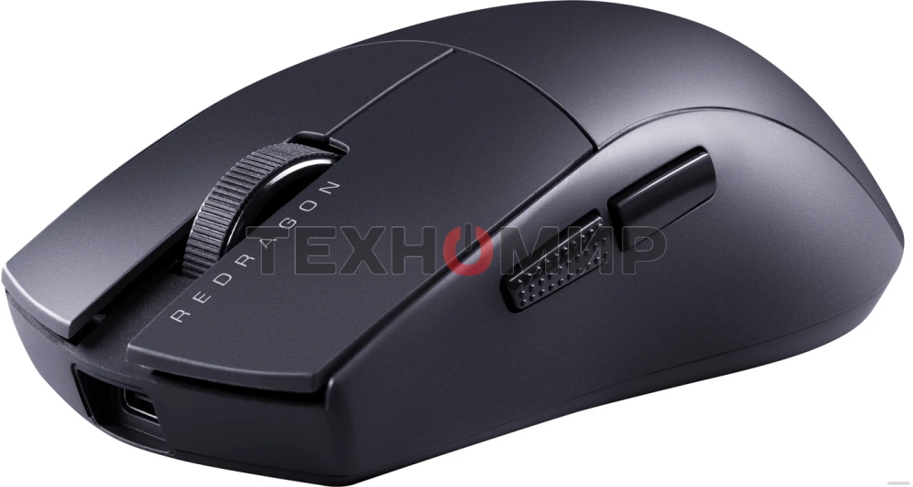 Мышь беспроводная Defender Redragon K1ng 4K Pro черный, 26000 dpi, радиоканал, Bluetooth, USB, кнопки - 5