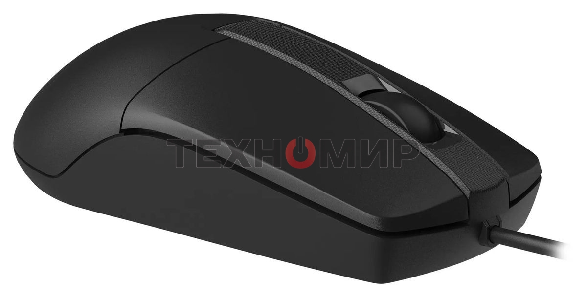 Мышь проводная A4Tech OP-330S черный, 1200 dpi, USB, кнопки - 3