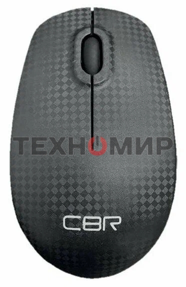 Мышь беспроводная CBR CM 499 Carbon черный, 1200 dpi, радиоканал, USB, кнопки - 3