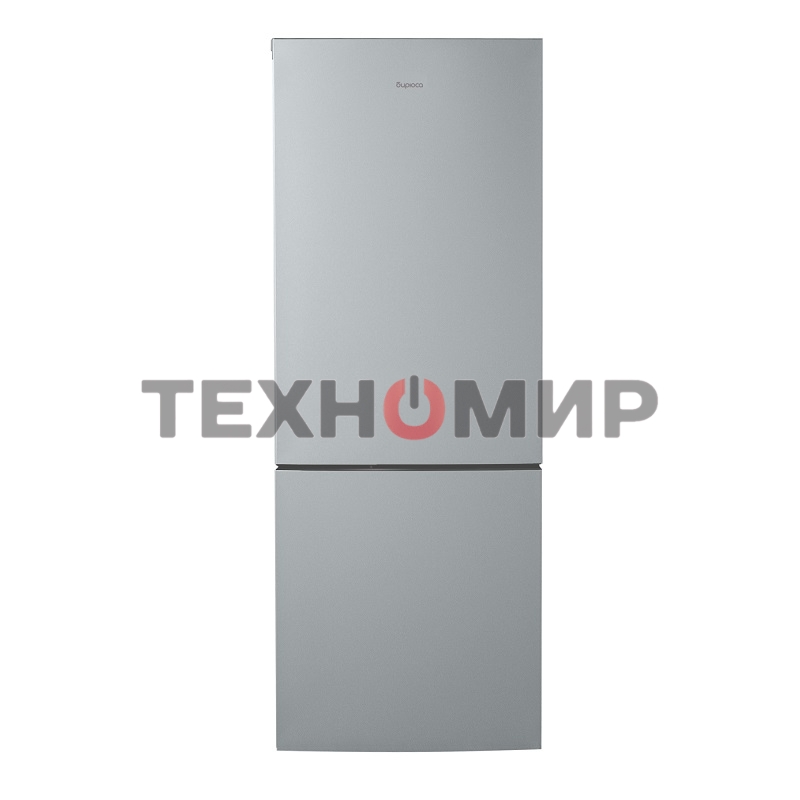 Холодильник Бирюса М6134 металлик двухкамерный 210/85 л морозилка снизу, капельная система