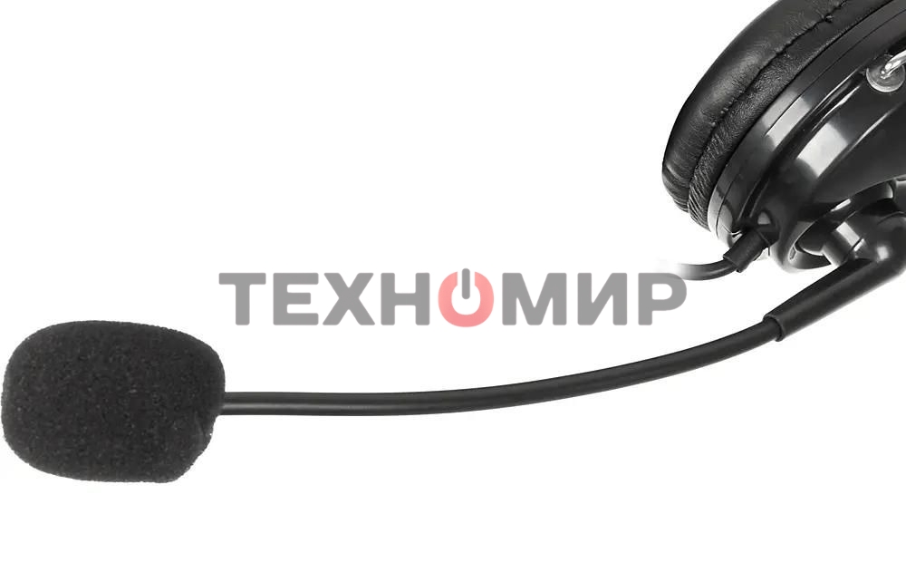 Гарнитура проводная A4Tech HS-7P, черный