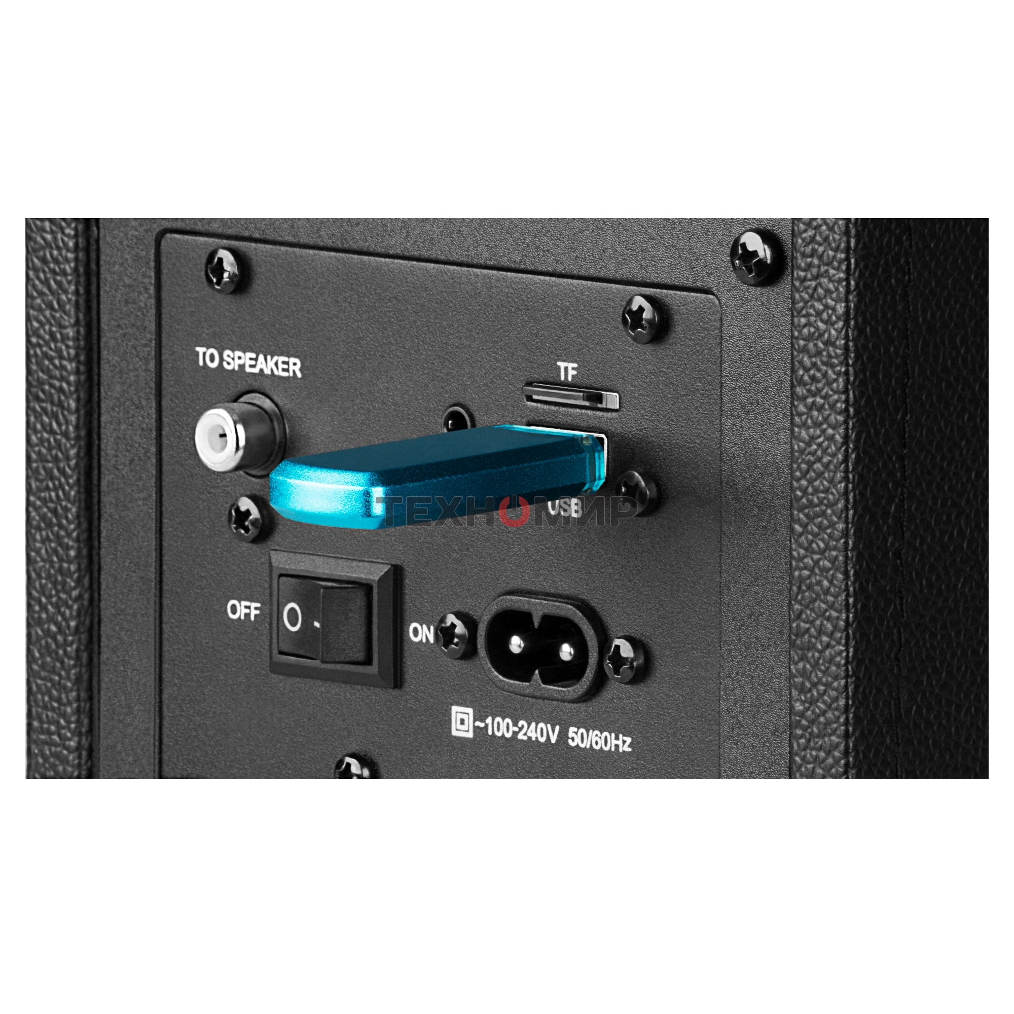 Акустическая система SVEN SPS-730 2.0 черные (2x25Вт, экокожа, USB/SD, пульт ДУ, Bluetooth)