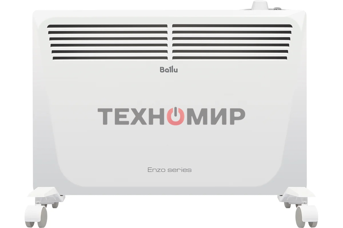 Конвектор электрический Ballu Enzo BEC/EZMR-1500 белый, 1500 Вт, 20 м2, термостат